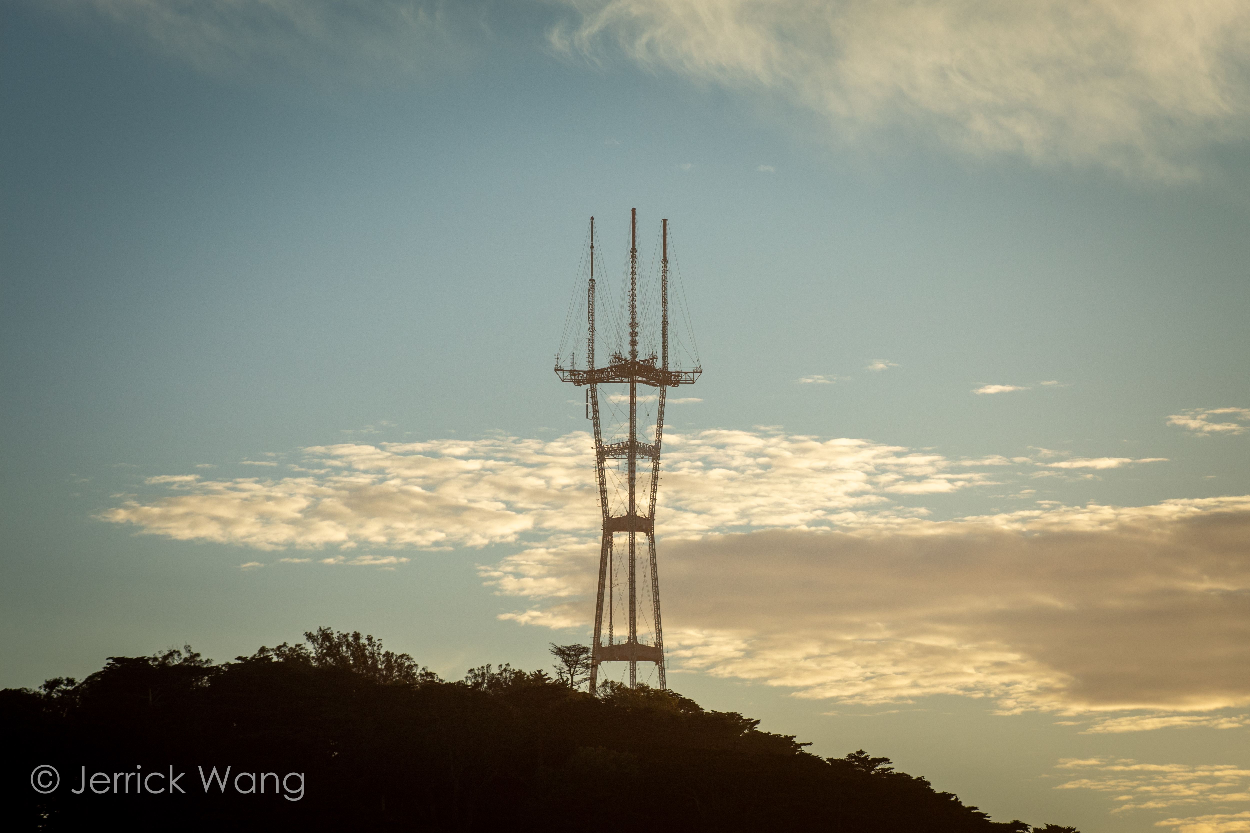 Sutro Tower from Alamo Square